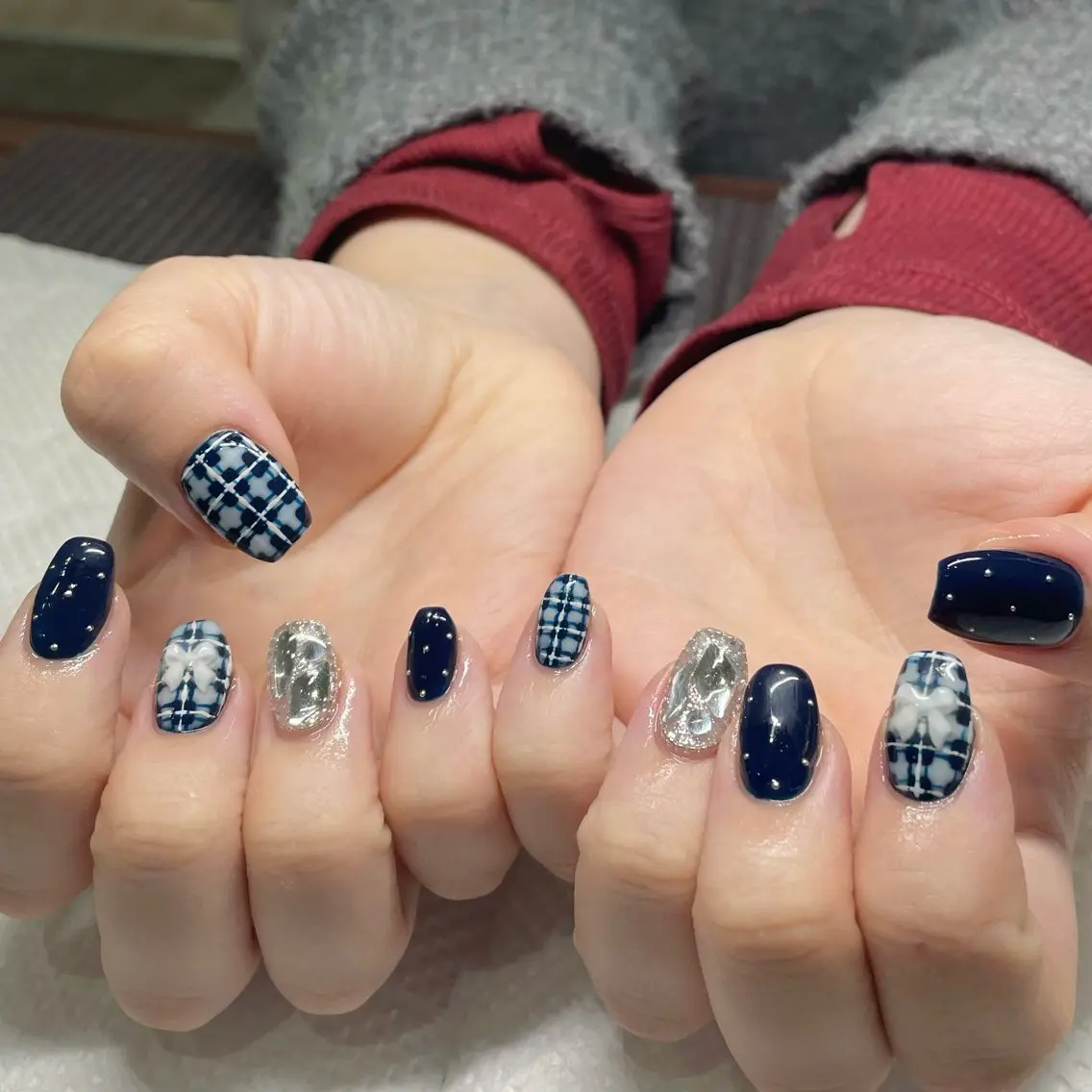 ネイル リボン Ricnail☾ ayanoのネイルデザイン