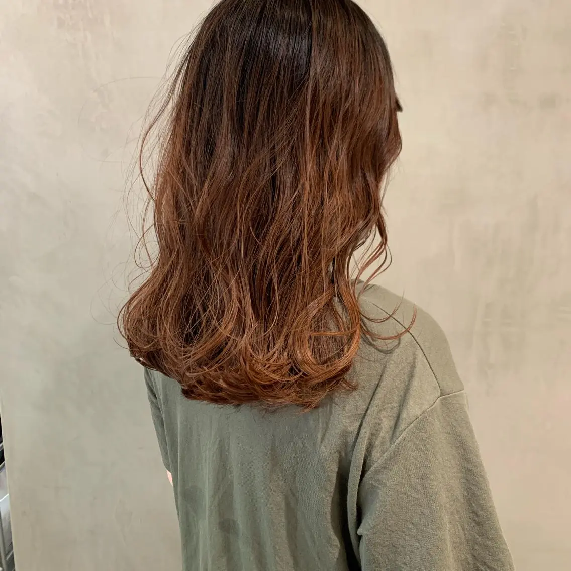 ミディアム カラー カット ヘアカラー トリートメント アンニュイヘア🪽 ayumiのヘアスタイル