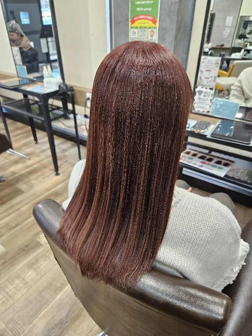 ロング 山田 一輝のヘアスタイル