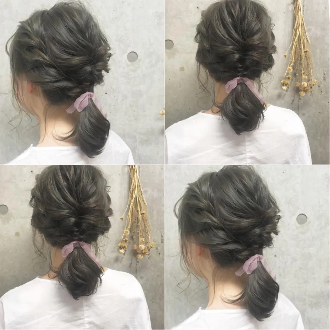 ミディアム カラー ヘアアレンジ アッシュ Satsuki ✂︎♡のヘアスタイル