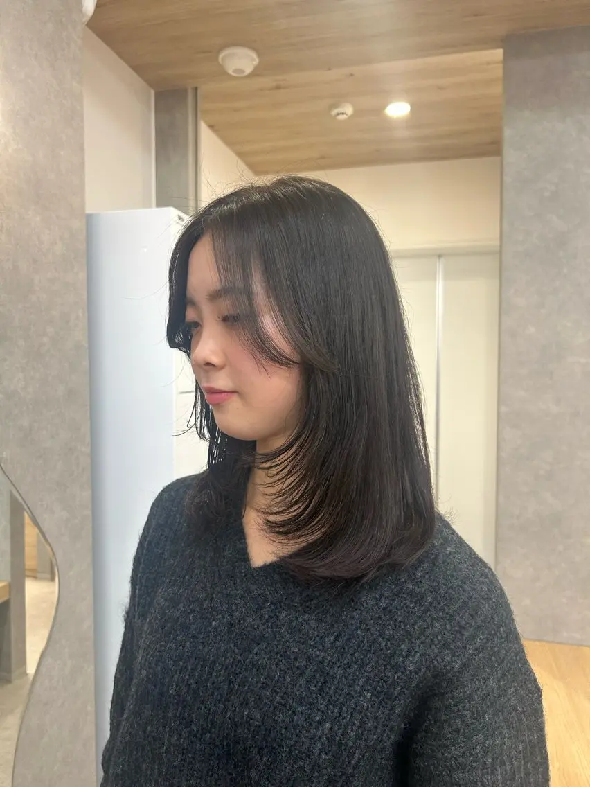 セミロング カット 💜カラーモデル募集 Miyuuのヘアスタイル