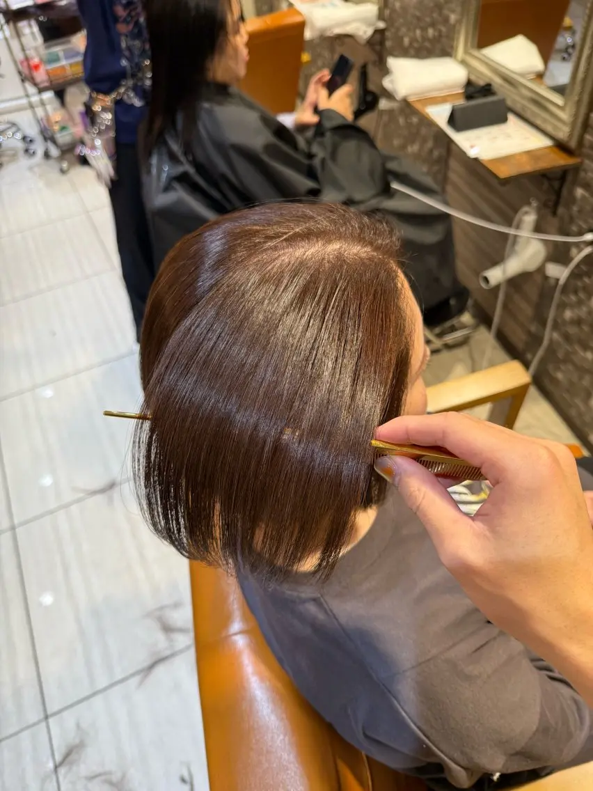 ショート カラー カット ヘアカラー トリートメント 🫧髪質改善/相模 大野/新井公輔🫧のヘアスタイル