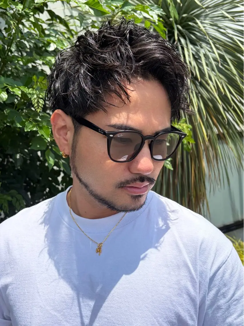 ショート パーマ メンズ カット メンズ ショート ・パーマ|ハルキのヘアスタイル