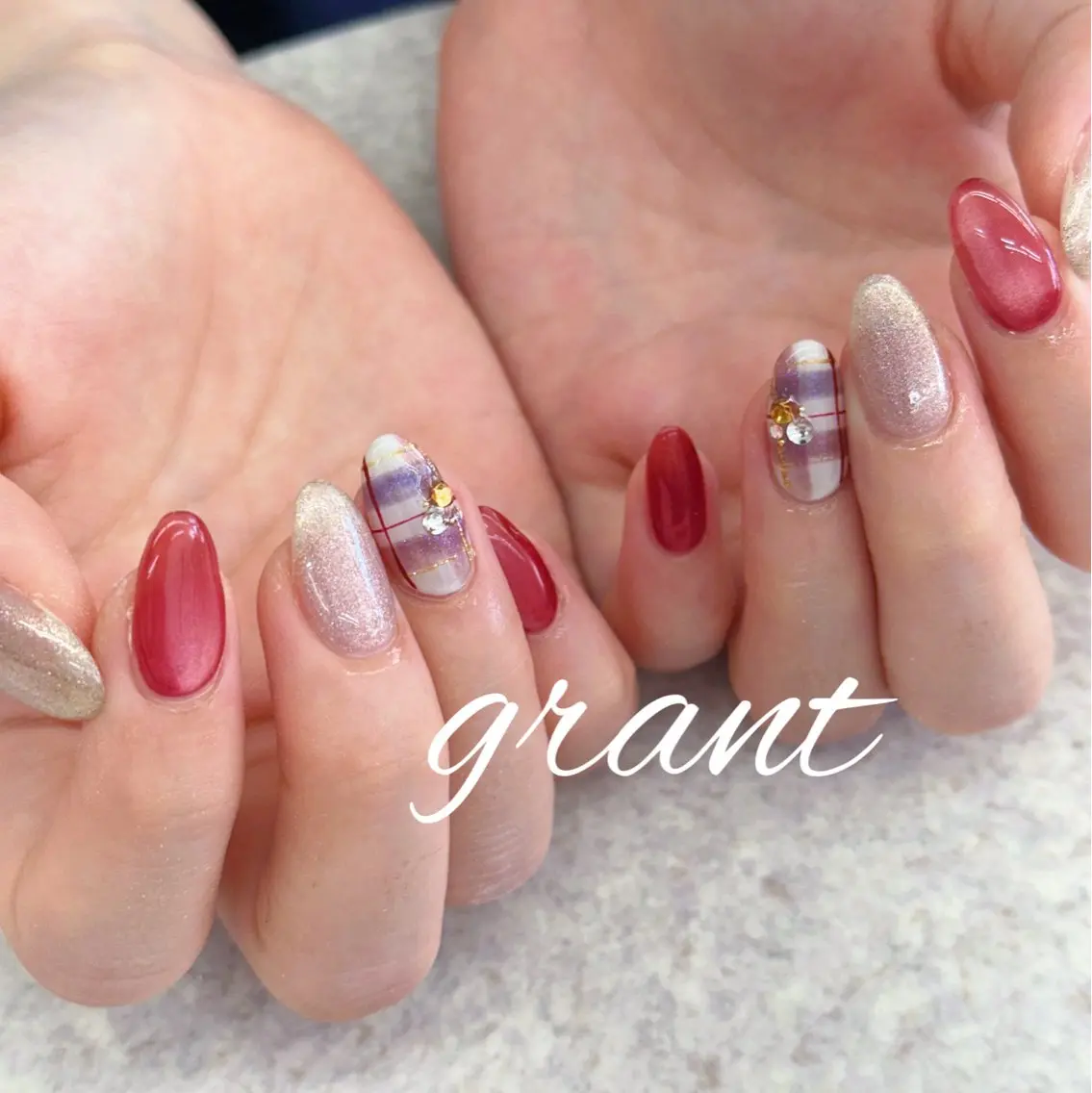 ネイル 冬ネイル nailsalon grantのネイルデザイン