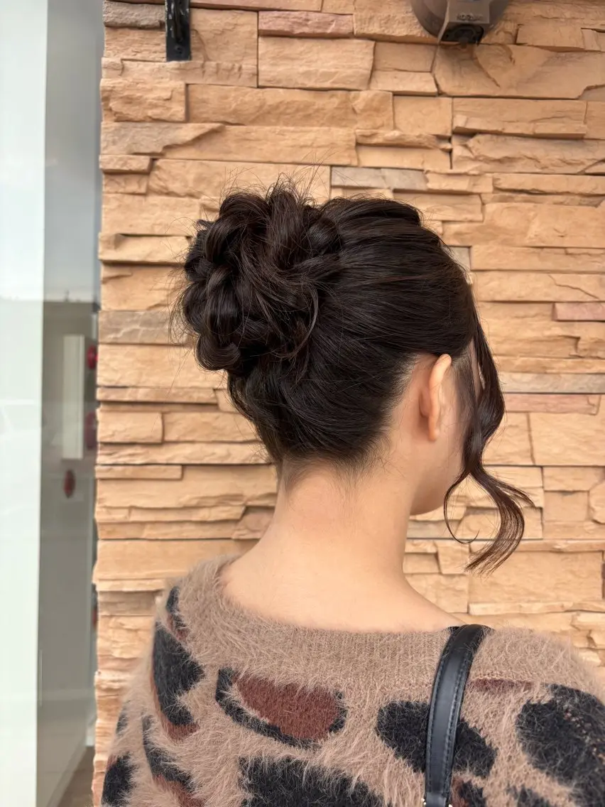 ロング ヘアアレンジ 光武 歩乃果のヘアスタイル