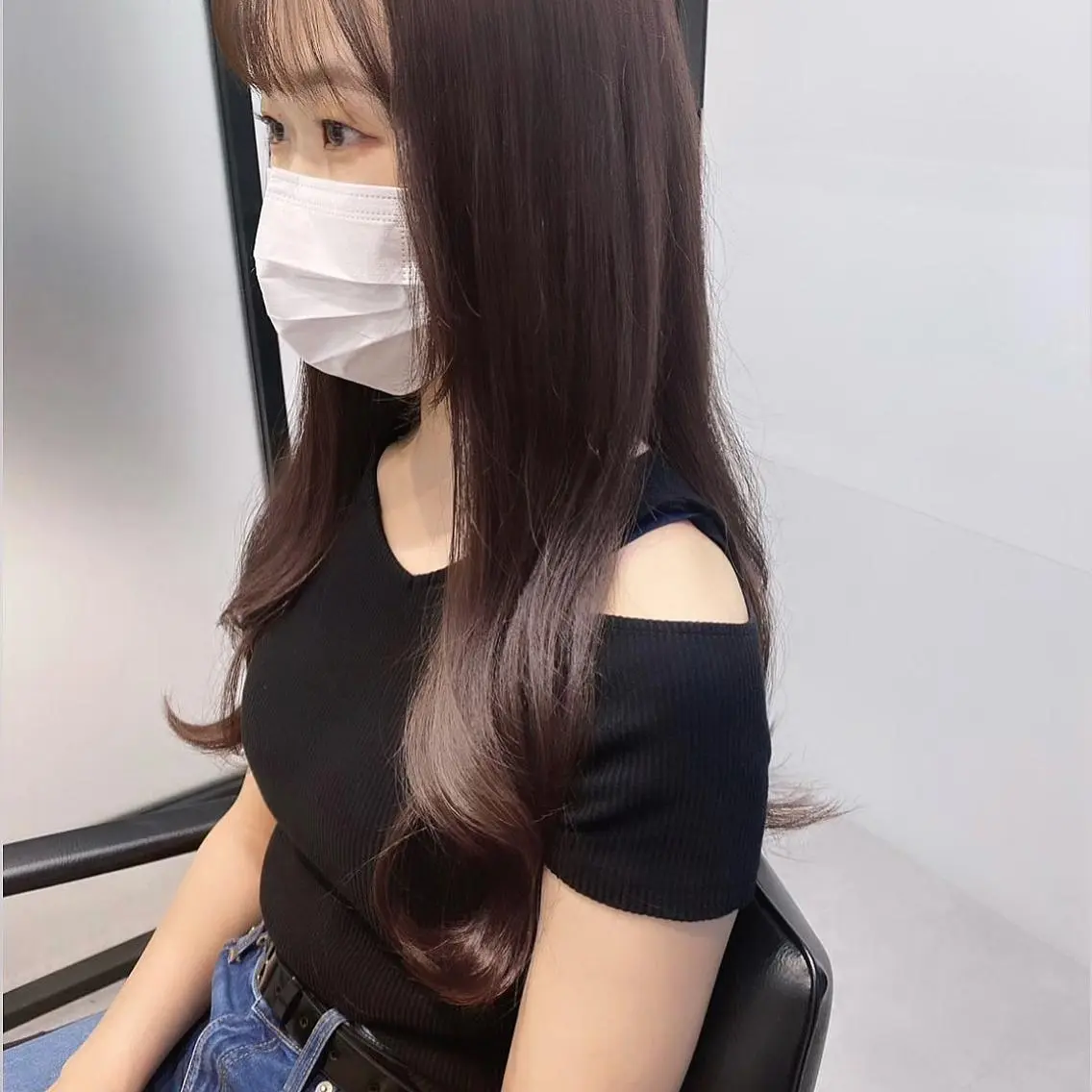 ロング カラー カット ヘアカラー マンツーマン半個室 tamuraのヘアスタイル