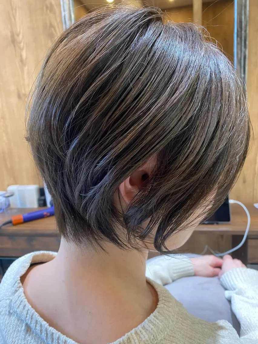 ショート Okazaki Tatsuyaのヘアスタイル
