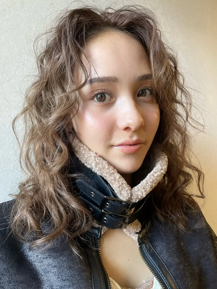 セミロング カラー パーマ セミロングパーマ 🎀レイヤー/パーマ カラー/ai🎀のヘアスタイル