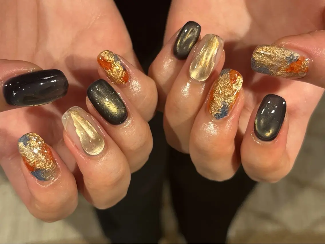 (オフあり)ニュアンスネイルの写真