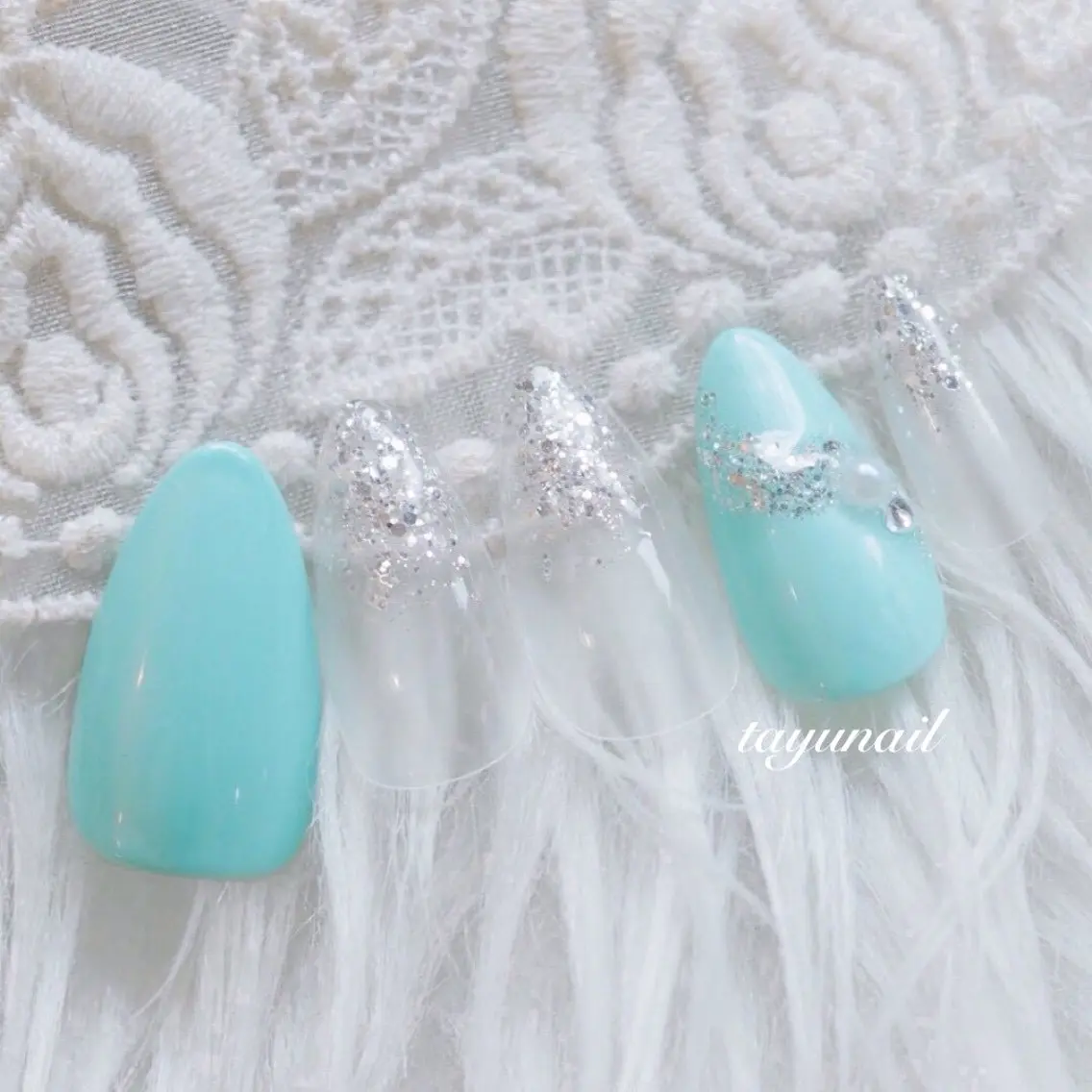 ネイル アートネイル フットネイル ジェルネイル パラジェル シンプルネイル ハンドネイル ネイルサロン 【たゆnail】のネイルデザイン