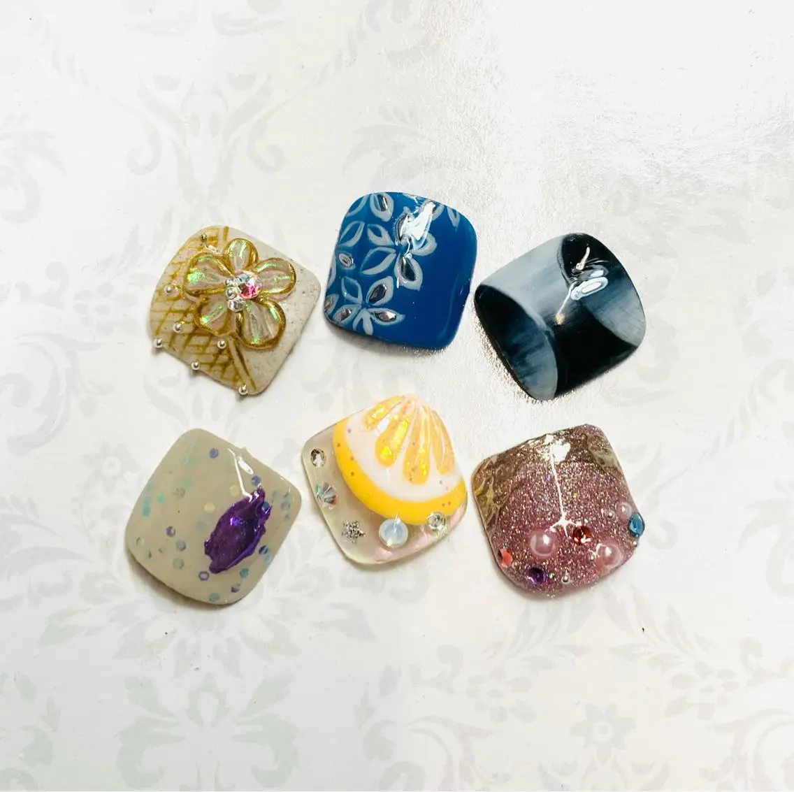 ネイル アートネイル フットネイル フットネイル one nailsalonのネイルデザイン