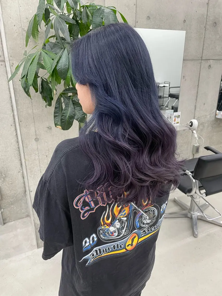 セミロング 手島 カミラのヘアスタイル