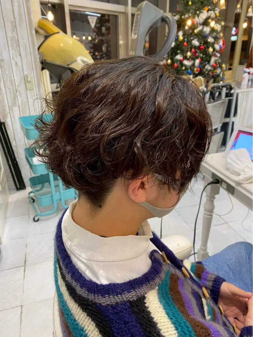 パーマ カット パーマ 吉田 大晴のヘアスタイル