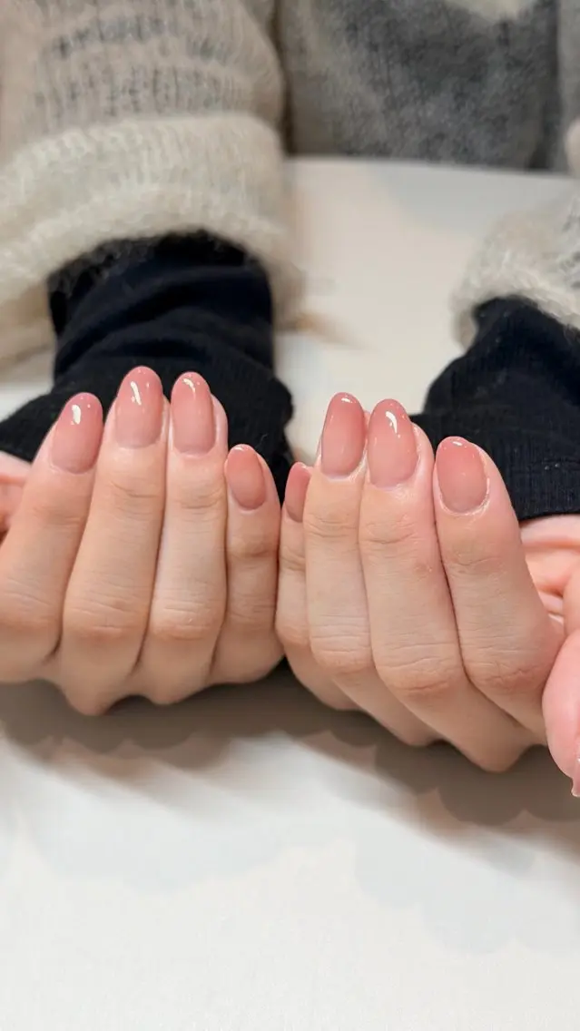 ネイル グラデーション ピンク ハンドネイル nail salon linoのネイルデザイン