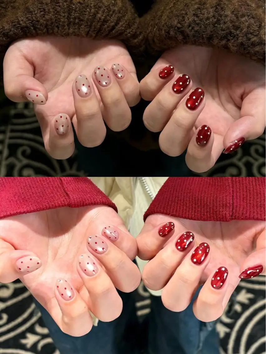 ネイル グラデーション ラメ(グリッター) マグネットネイル ミラーネイル ニュアンスネイル ハンドネイル Lumi de nailsのネイルデザイン