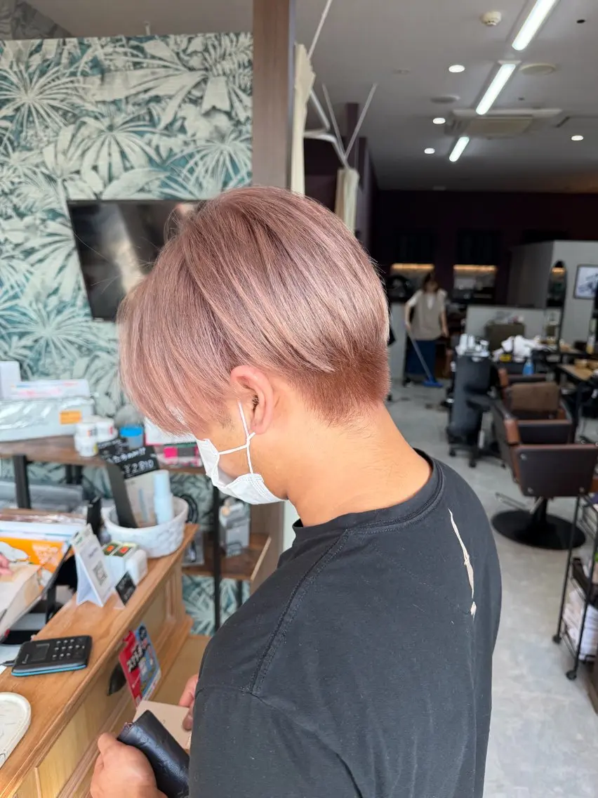 カラー メンズ カット ヘアカラー トリートメント 吉田 剛のヘアスタイル