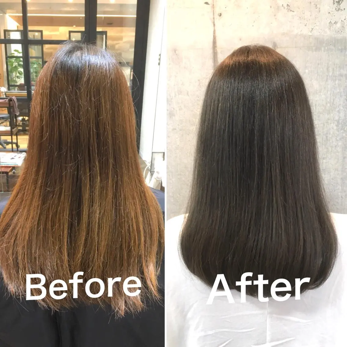 カラー アディクシーカラー オレンジ カット トリートメント 佐瀬竜矢PRIMAL /portのヘアスタイル