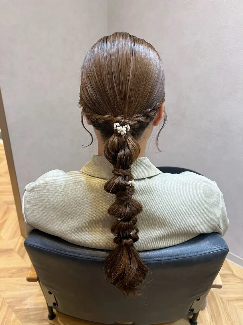 ロング ヘアアレンジ ヘアセット "今"だけでない美髪 KOTOMIのヘアスタイル
