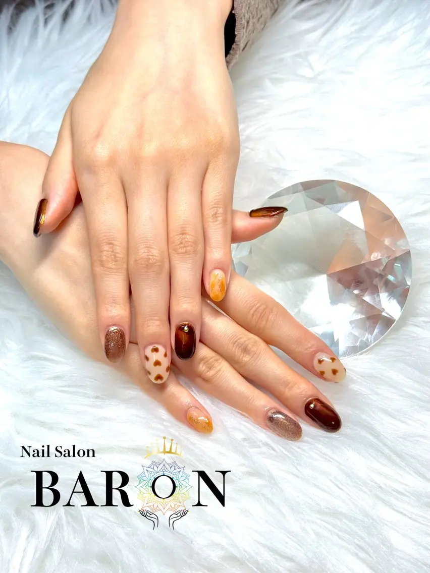 ネイル ハンドネイル BARON本厚木店 🐹RIN🐹のネイルデザイン