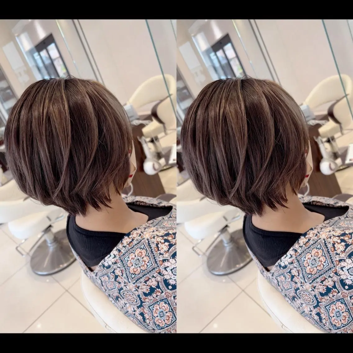 ショート レイヤーカット earth甲府昭和店 東 允のヘアスタイル