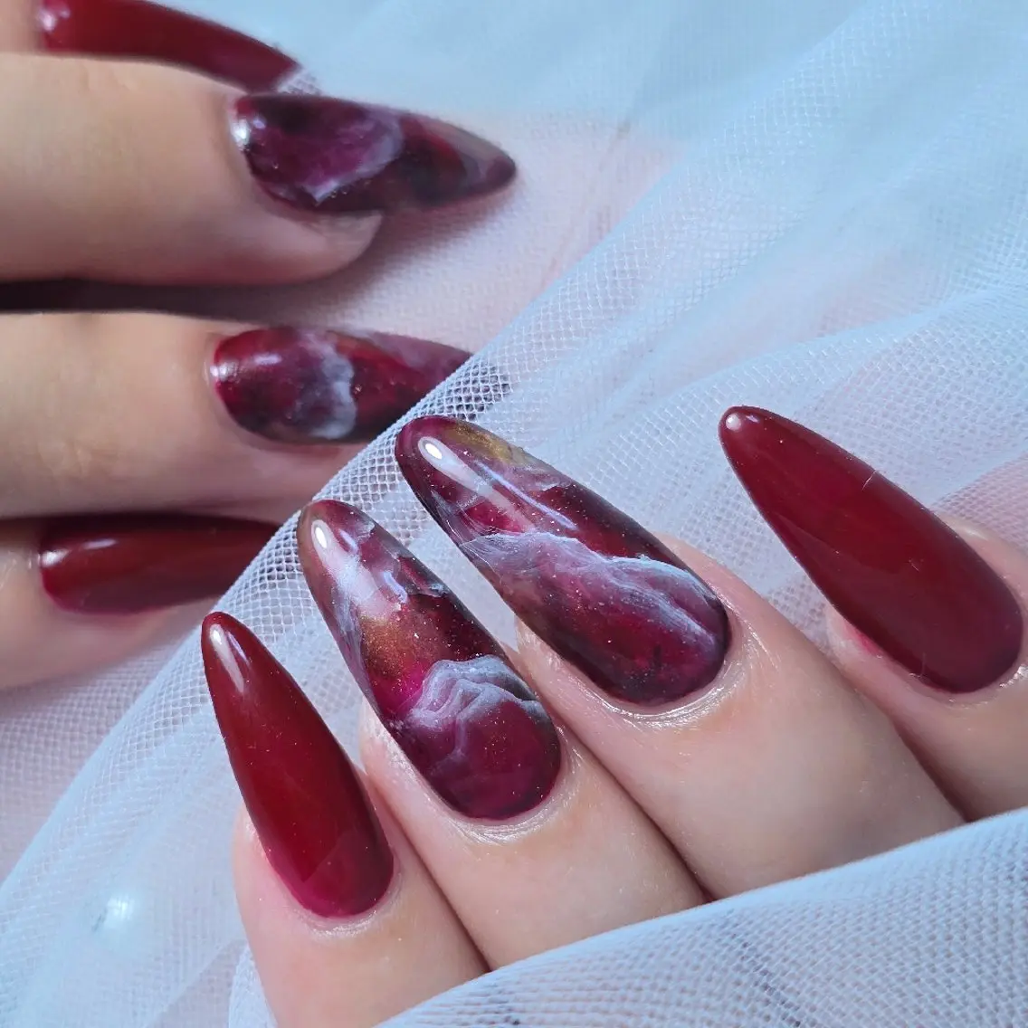 ネイル アートネイル ワンカラーネイル もるみちゅ nailのネイルデザイン