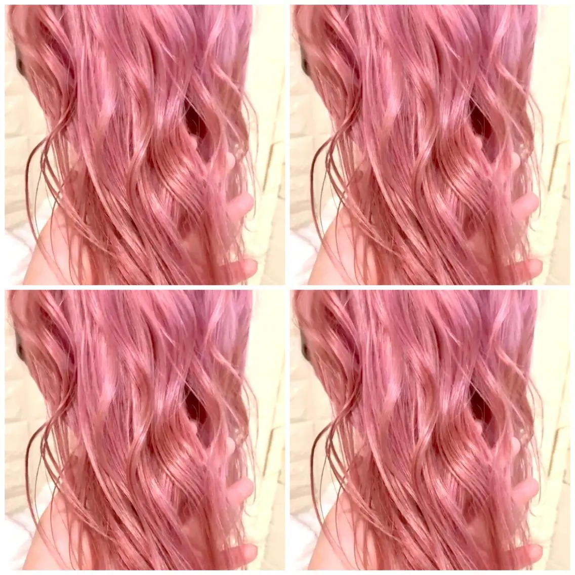 セミロング カラー ピンクカラー ホワイトピンク ヘアカラー トリートメント ハイトーン/ブリーチ 山崎　悠次のヘアスタイル
