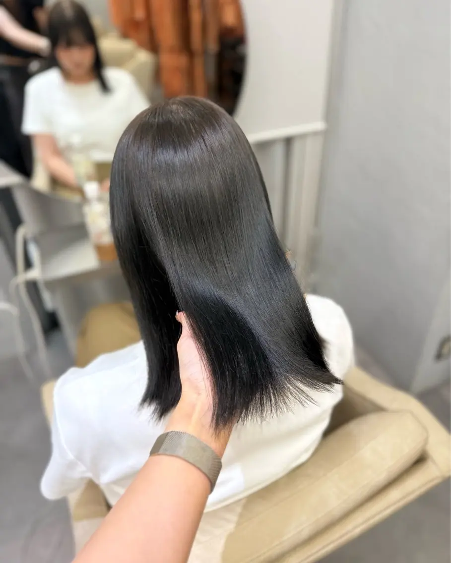ミディアム ヘアカラー トリートメント まあや /大阪梅田のヘアスタイル