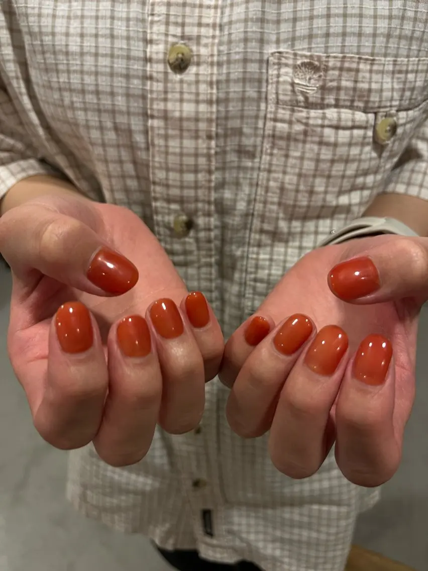 ネイル ワンカラーネイル Hi,nail mahoのネイルデザイン