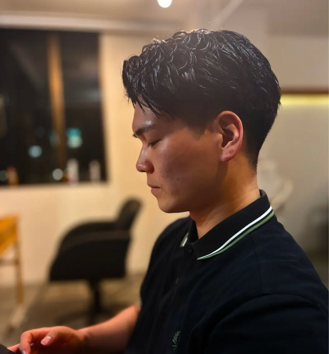 パーマ メンズ メンズパーマ Kanno Kokiのヘアスタイル