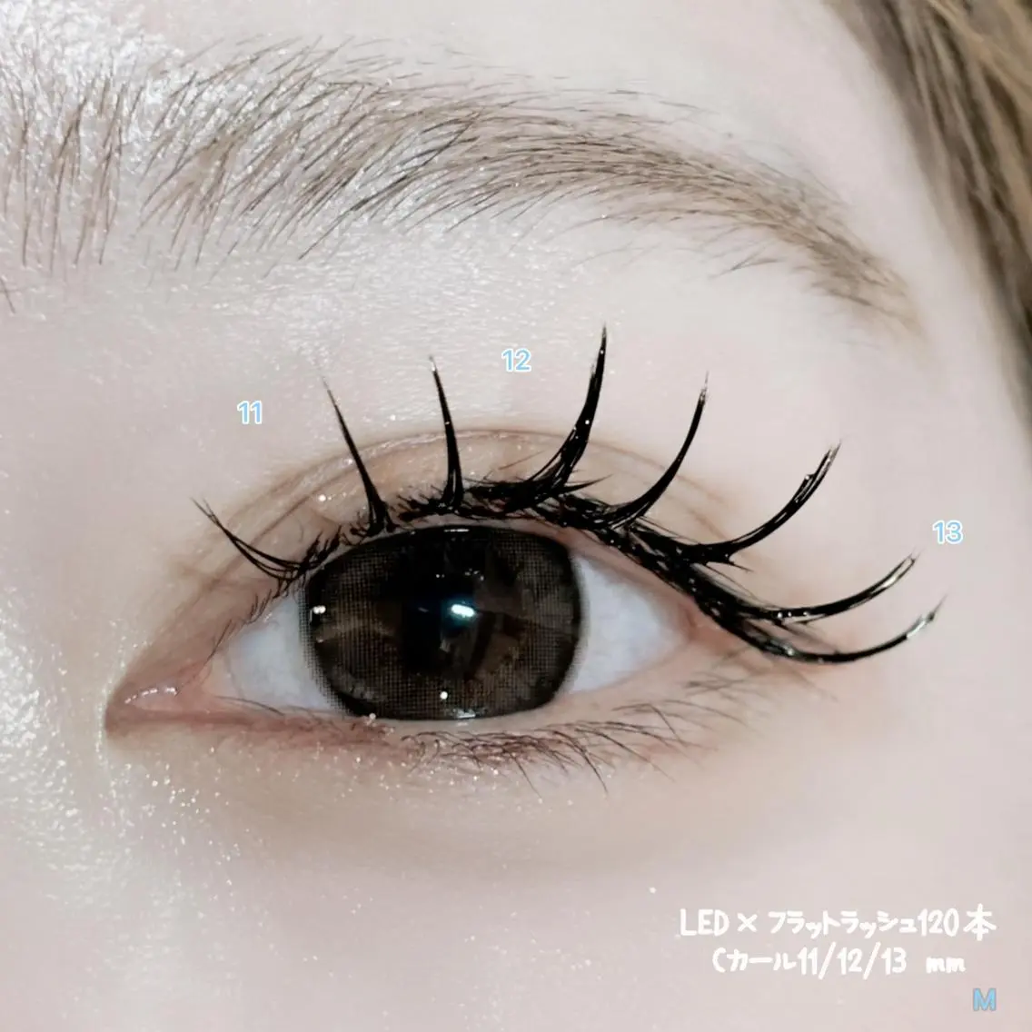 マツエク・マツパ ai__lash__ artistのマツエク・マツパデザイン
