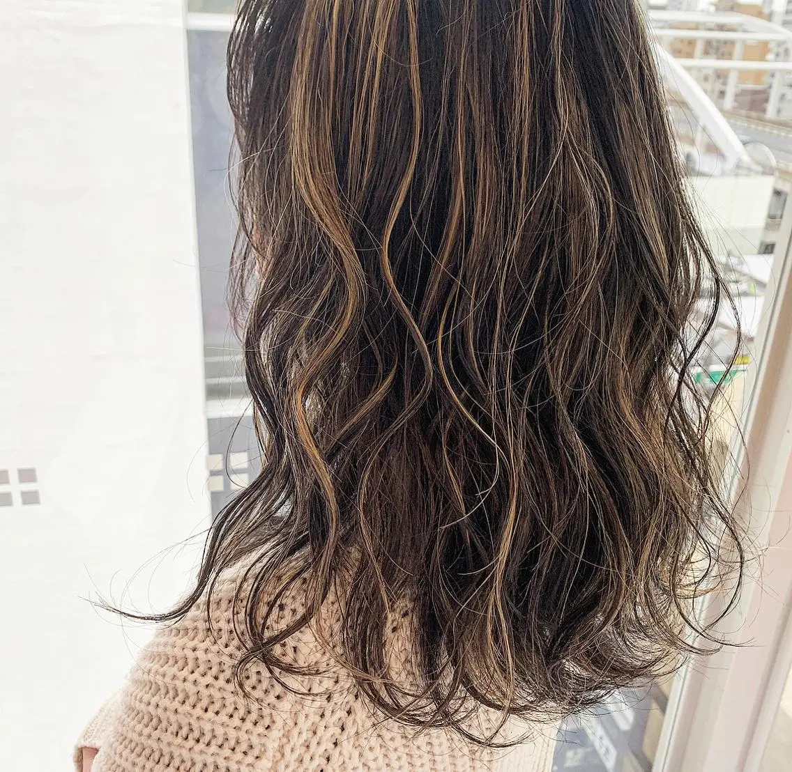 ミディアム カラー ヘアカラー トリートメント ヘアセット 🫧tatsuki 🫧“lot 横浜“のヘアスタイル