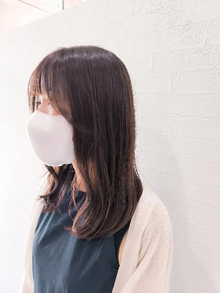 セミロング カラー ラベンダーカラー Antwerp💎 ✂︎HiROKi✂︎のヘアスタイル