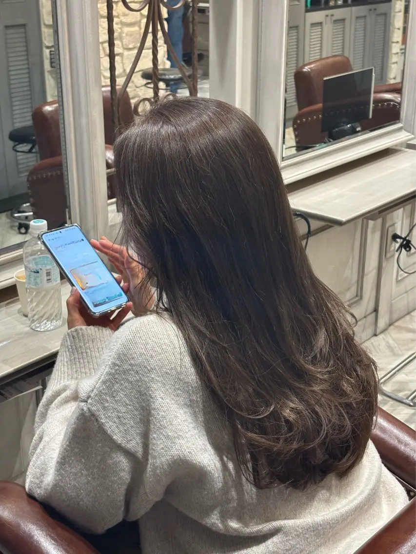 ロング レイヤーカット ロング 🫧大滝 いくみ🌿辻堂のヘアスタイル