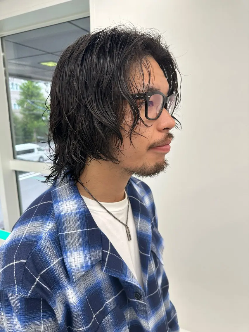 パーマ メンズ カット パーマ 似合わせが得意 村松慧汰のヘアスタイル