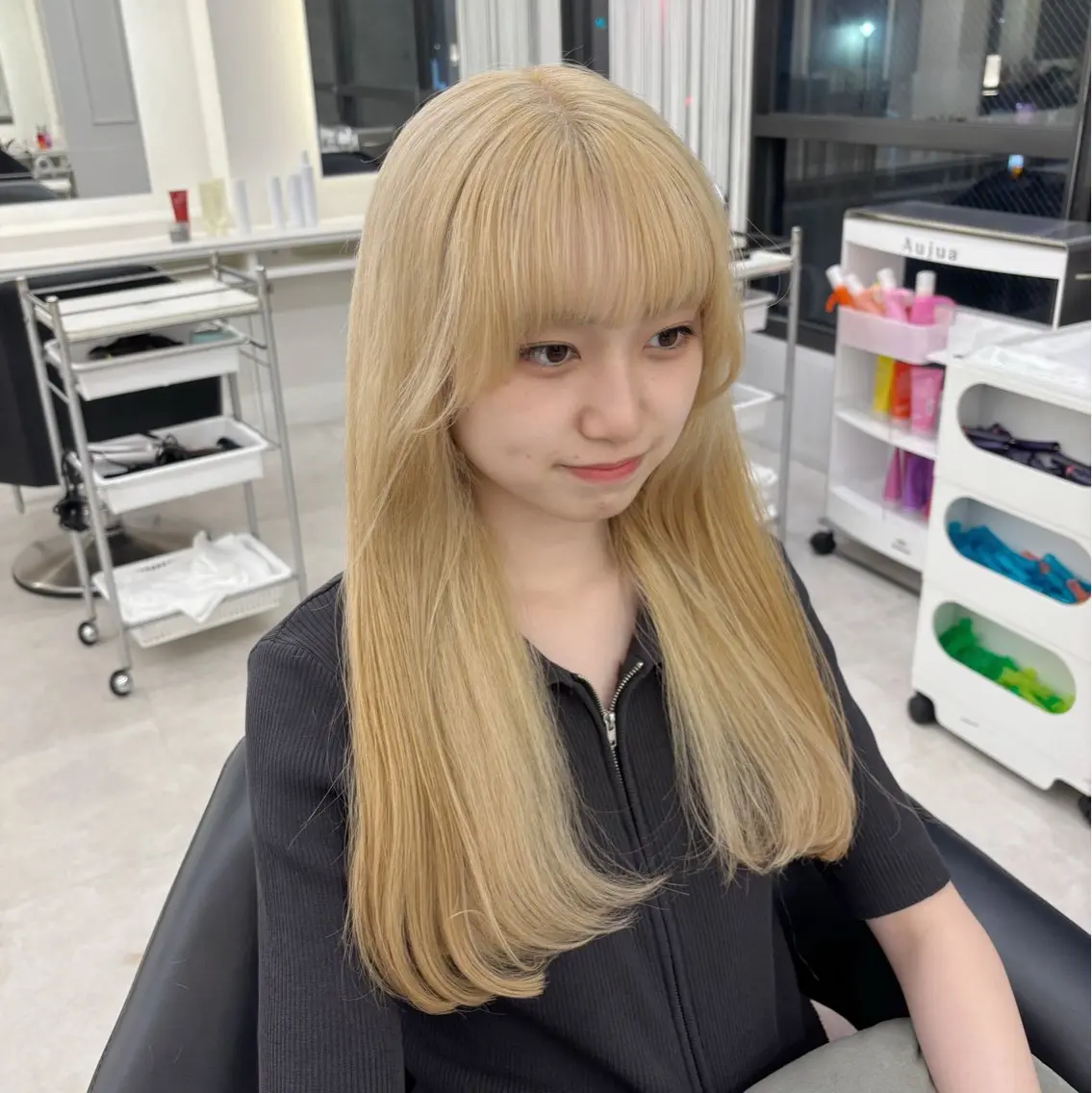 ロング ヘアカラー Parve Mix / 根本 梨湖🫧のヘアスタイル