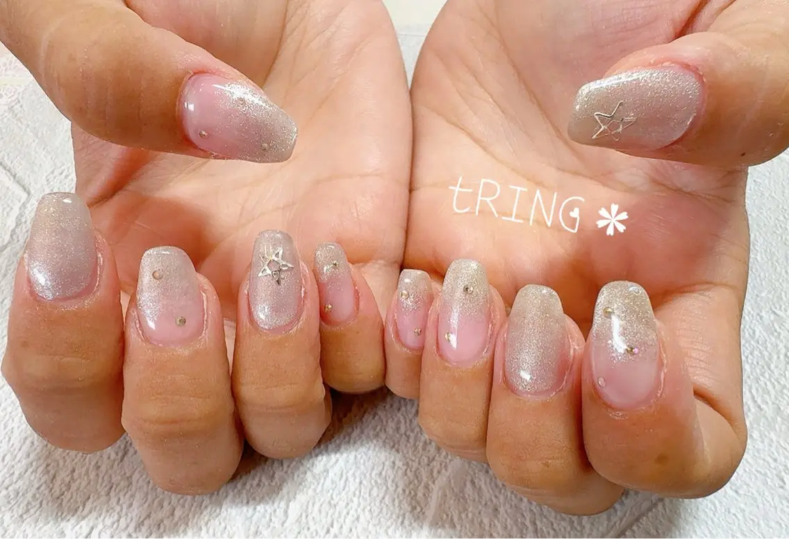 ネイル ハンドネイル tRING＊ しいの木台のネイルデザイン