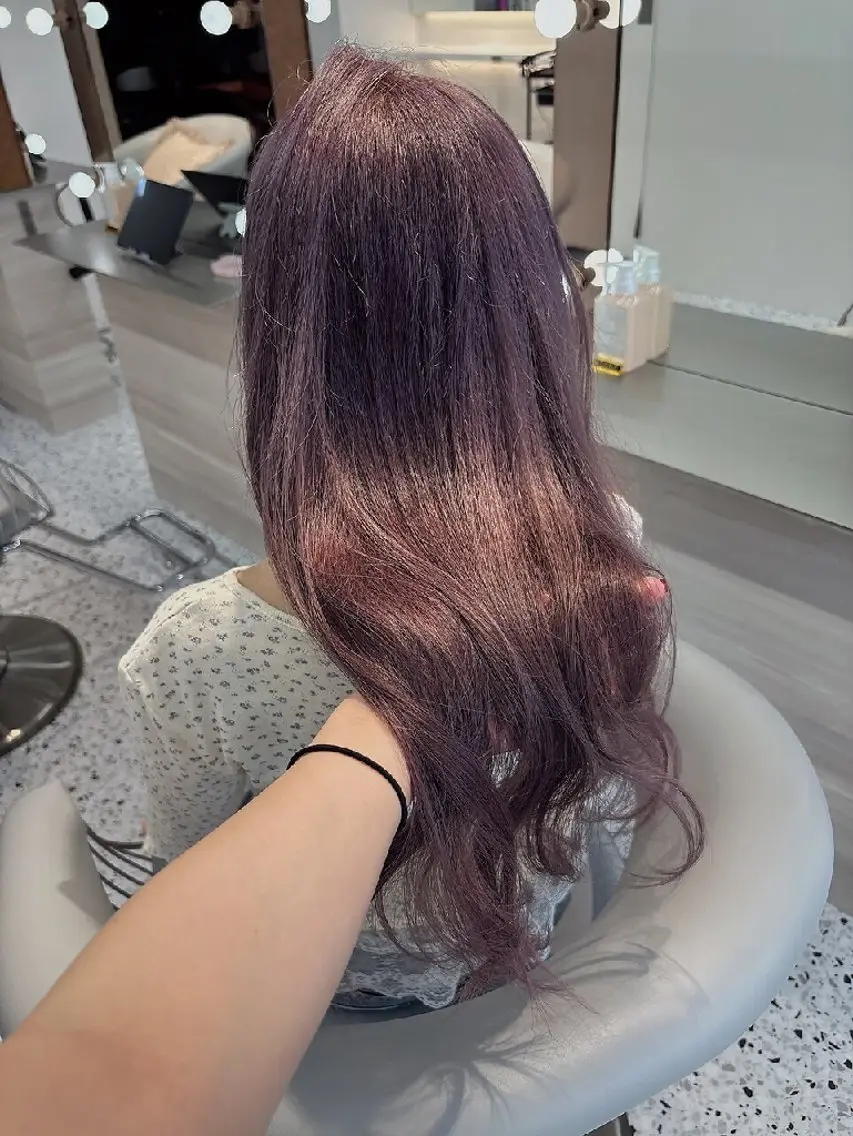 ロング カラー カット ヘアカラー トリートメント Lond Roleのヘアスタイル