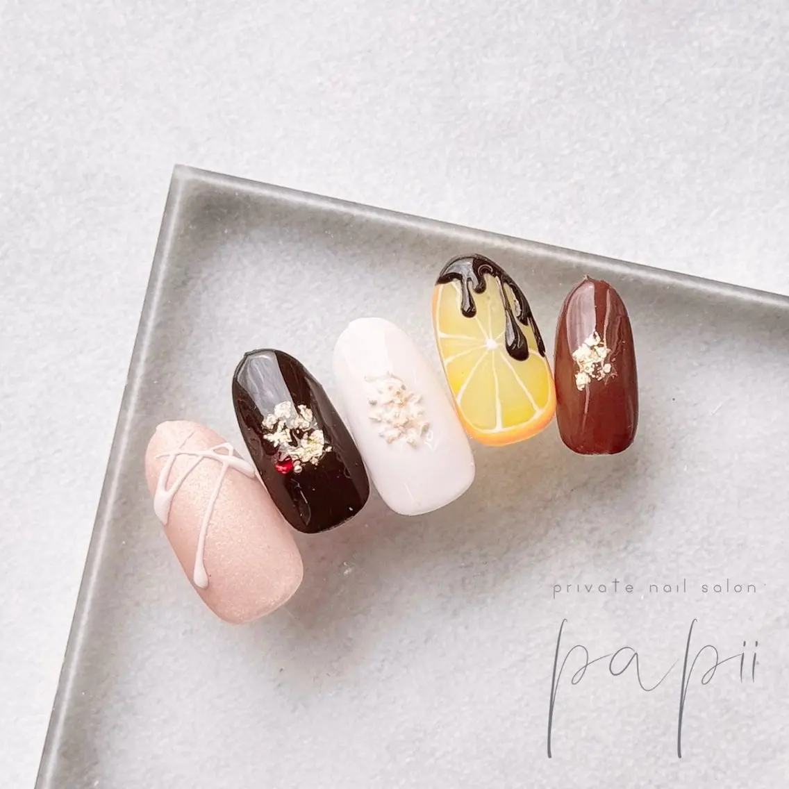 ネイル ハンドネイル papii☆ kurodaのネイルデザイン