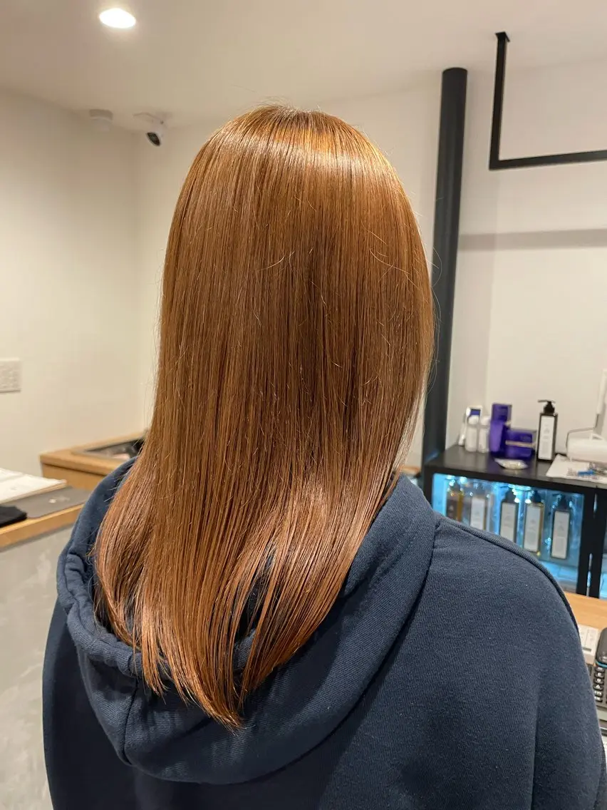 ロング カラー ベージュカラー ひたちなか╱カラー╱ カラーリスト武田のヘアスタイル