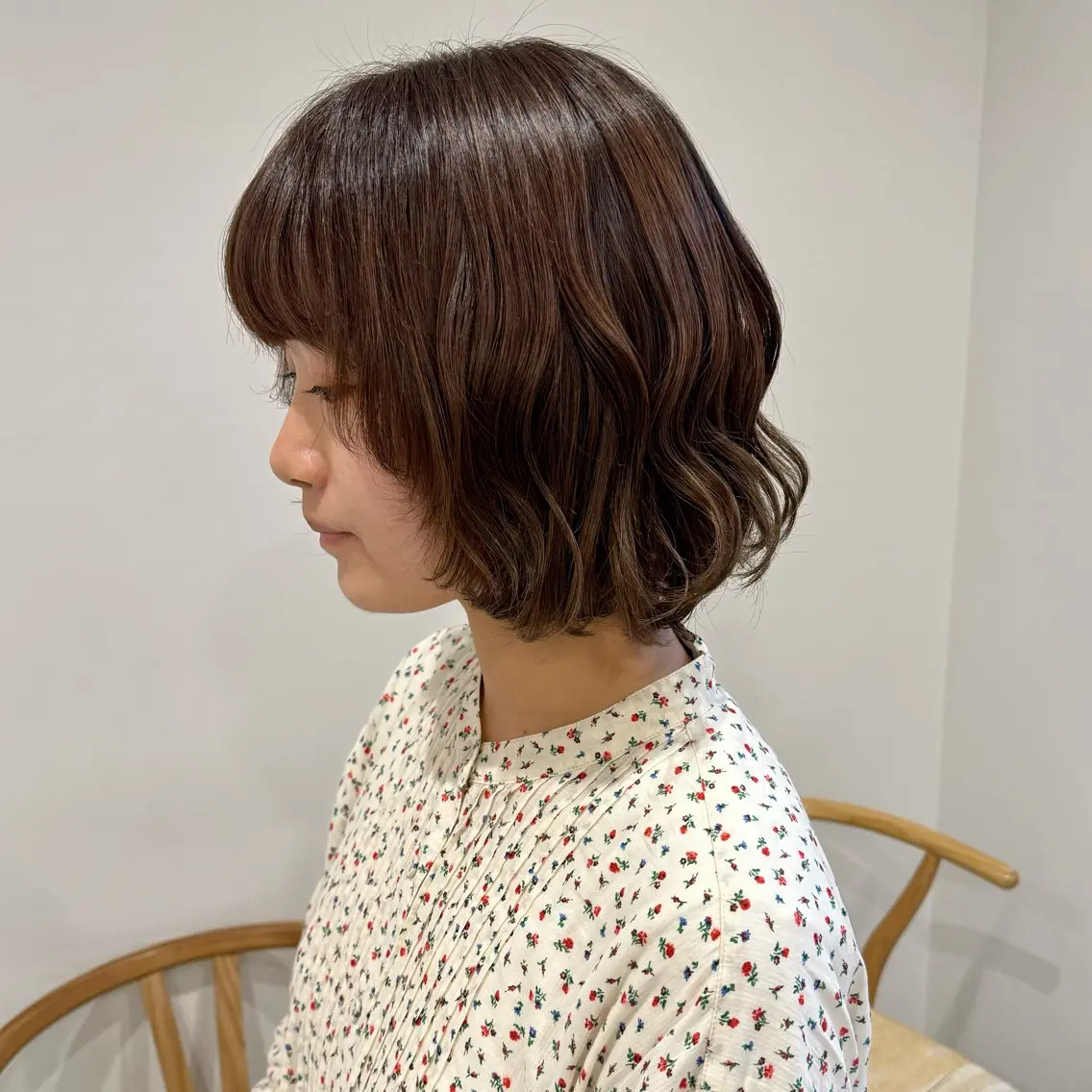 ショート カラー カット ヘアカラー 松木 花鈴のヘアスタイル