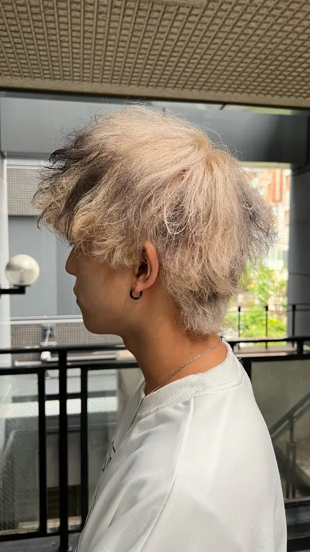 カラー メンズ 水相 智貴のヘアスタイル