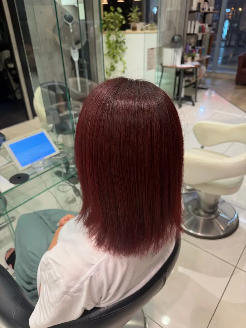 セミロング カラー カット ヘアカラー トリートメント 【EARTH平塚店】 ✂️野首 京佑✂️のヘアスタイル