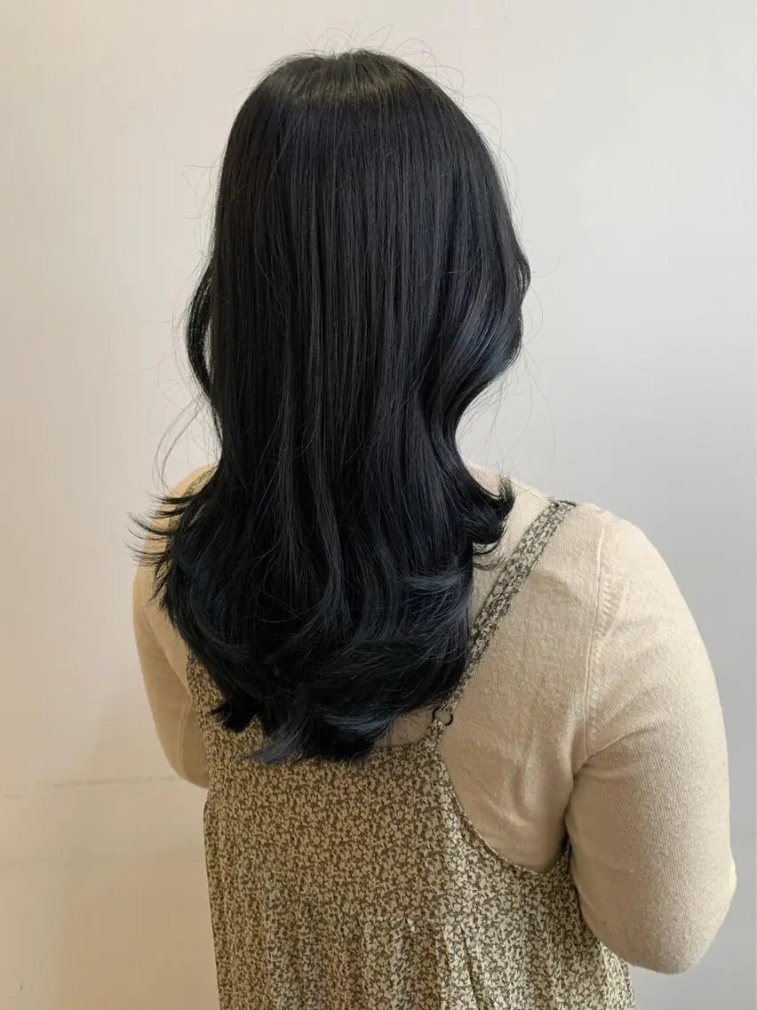 【ロング🧸🤍】カット+髪質改善カラー+インプライムトリートメントの写真