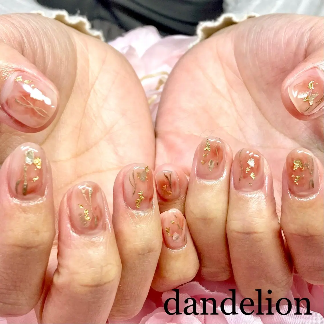 ネイル ハンドネイル ハンドケア dandelion ダンデライオンのネイルデザイン