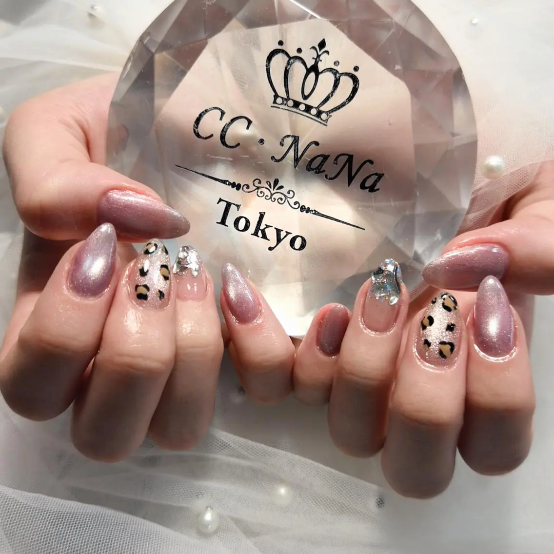 ネイル マグネットネイル ワンホンネイル ハンドネイル CC NaNa ワンホンネイル🌙Nのネイルデザイン