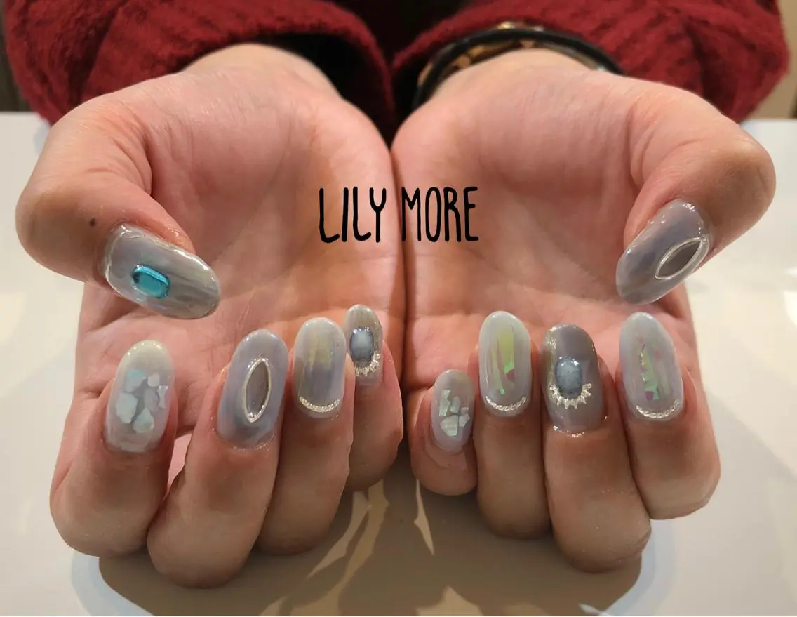 ネイル ニュアンスネイル Lily closetのネイルデザイン
