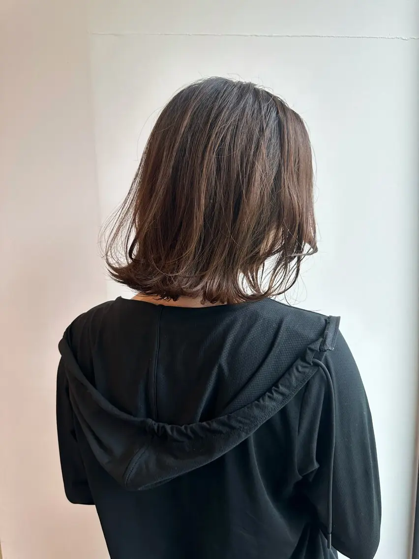 ミディアム ボブ/透明感カラー 🌿栄🌿kouneのヘアスタイル