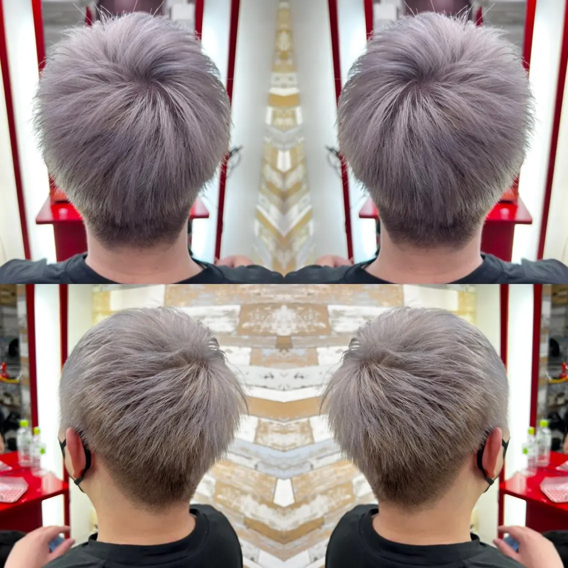 ショート カラー メンズ ヘアカラー トリートメント ✨️眉毛、派手髪、 ハイトーンShinの眉毛・アイブロウイメージ