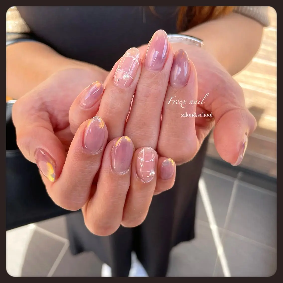ネイル ニュアンスネイル ハンドネイル ハンドケア freex nail /ニュアンス/個性派のネイルデザイン