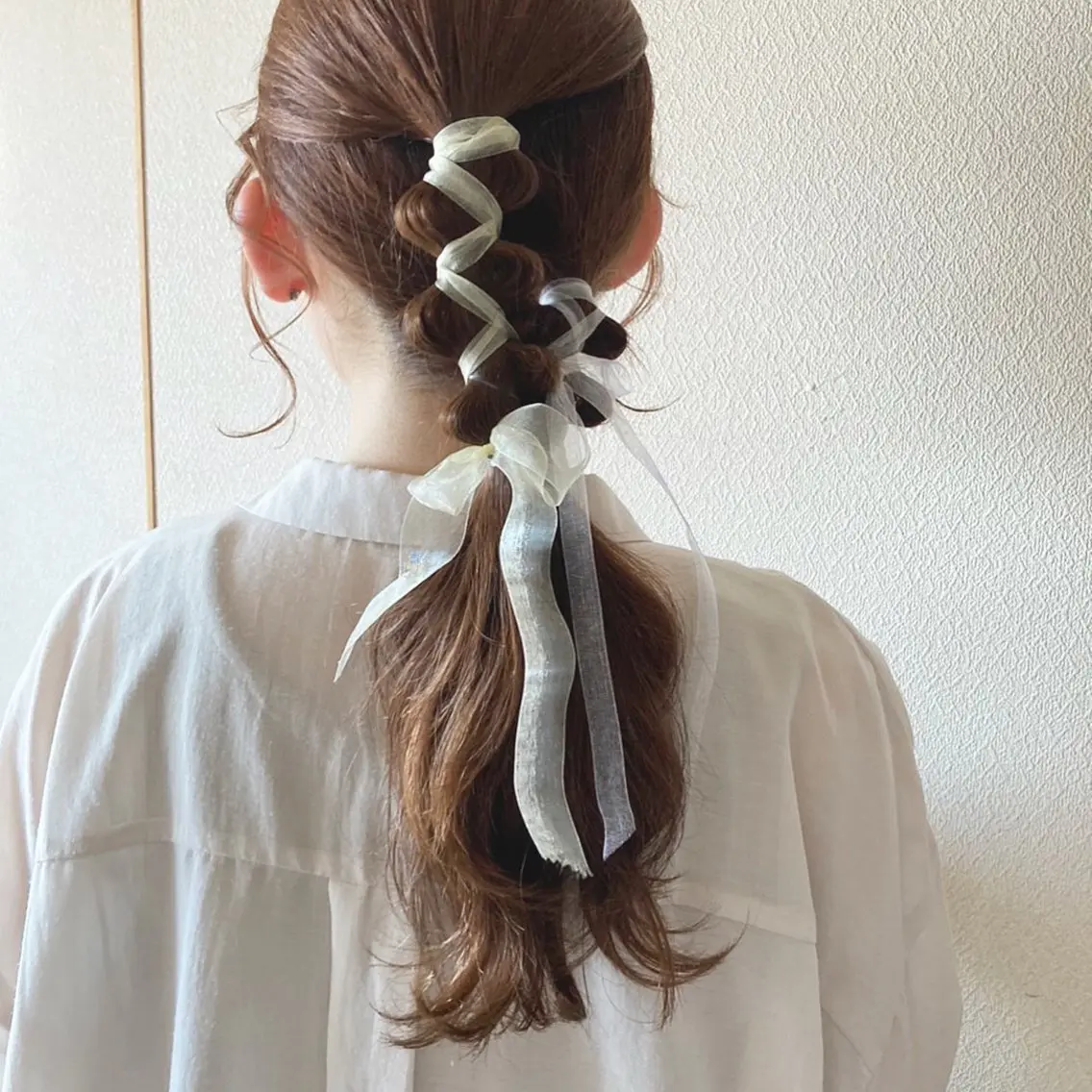 ヘアアレンジ ヘアセット 保谷 菜々美のヘアスタイル